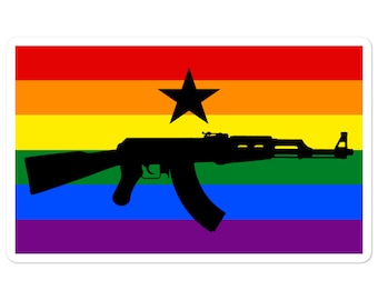 AK47 Pride - LGBTQ Flag Sticker