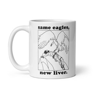 Same Eagles New Liver - Prometheus Meme, griechische Mythologie Tasse