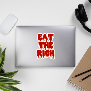 Eat The Rich Graffiti - Punk, Socialist, Leftist, Anarchist Sticker