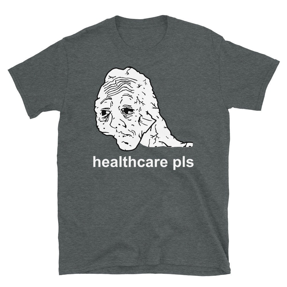 Healthcare Pls - Medicare For All, Meme, Doomer, Wojak, Leftist -  Healthcare Pls - Tapestry