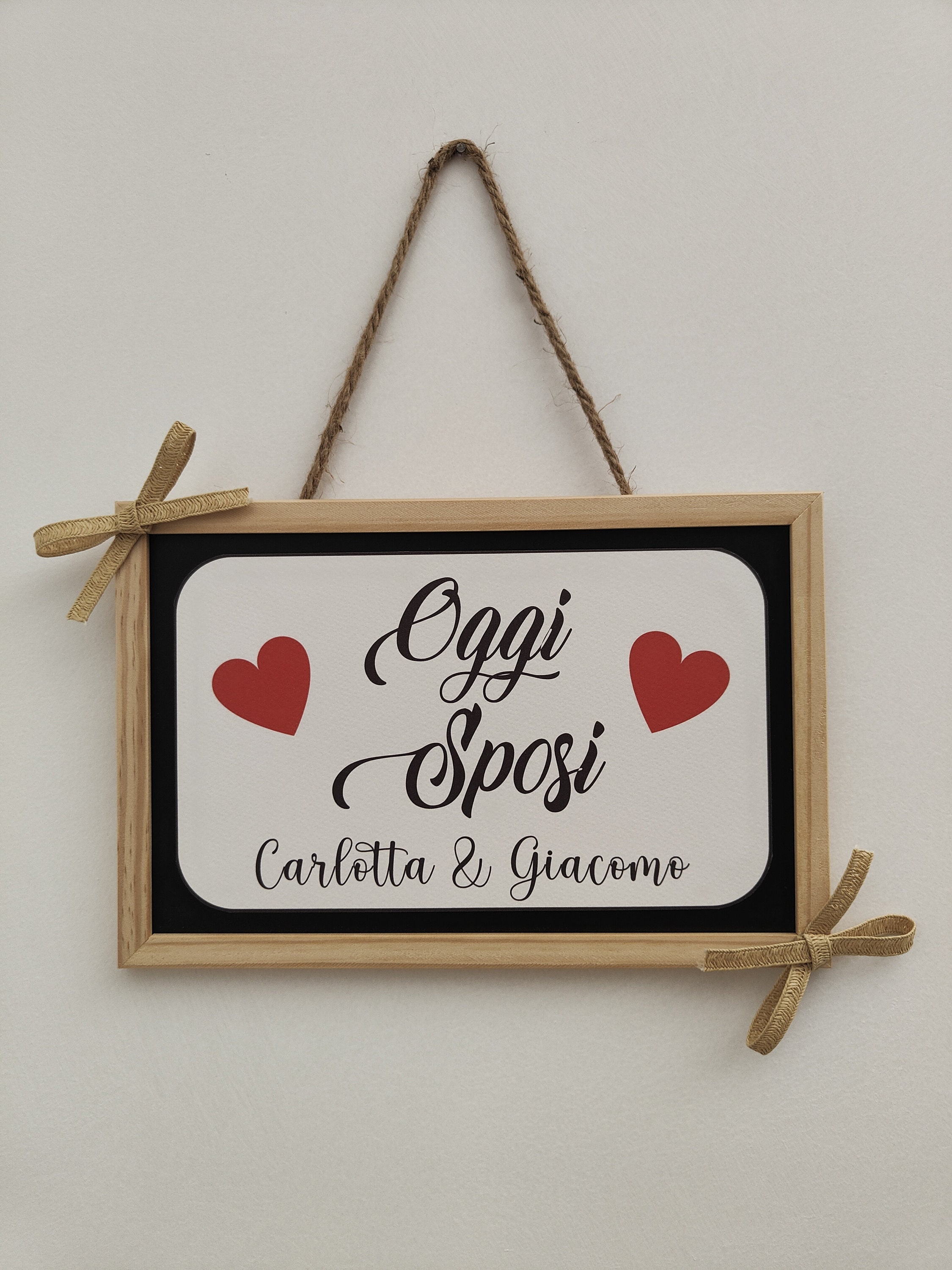 Set Di 10 Lavagnette Mini Con Cavalletto - Etichette In Legno Per Messaggi E Decorazioni - Foto 11