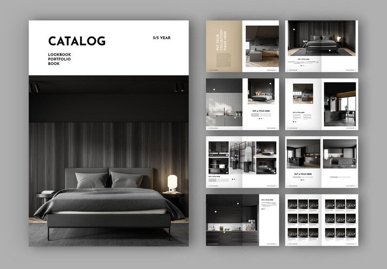 Product Catalog Layout Template Lookbook Layout Catalog Brochure Layout