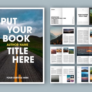 Universal Book Layout | Print Book Layout | Reading Book Layout | Manual Book Layout | Manual Brochure Layout | InDesign