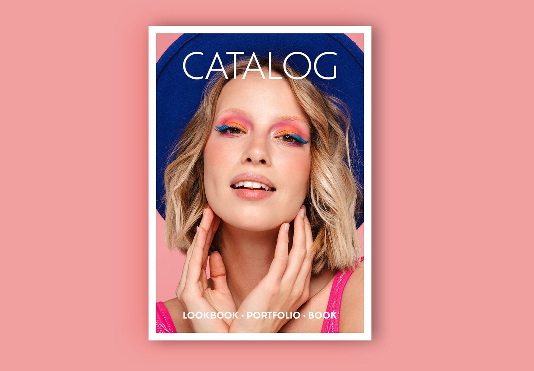 Beauty Catalog Layout Template Lookbook Layout Template Catalog