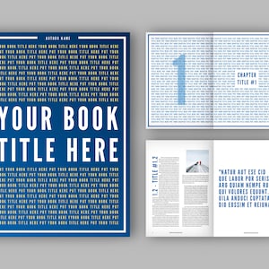 Plantilla de diseño de libro / Plantilla de impresión / Plantilla de InDesign / Plantilla de libro de fotografía / Plantilla de folleto / Plantilla de libro electrónico / 44 páginas / A4+US