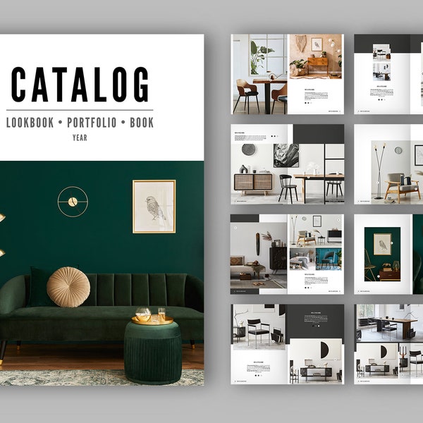 Catalog Layout Template | Lookbook Layout Template | Book Layout | Wholesale Line Sheet Template | Retail Product Catalog Layout | InDesign