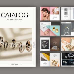 カタログ レイアウト テンプレート | ルックブック レイアウト テンプレート | カタログ パンフレット レイアウト | 卸売ライン シート テンプレート | 小売製品カタログ レイアウト