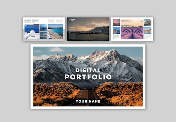 Digital Portfolio Presentation Template