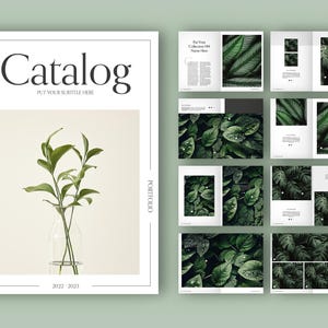Katalog-Layout-Vorlage | Lookbook Layout-Vorlage | Katalog Broschüre Layout | Wholesale Line Sheet Vorlage | Einzelverkauf Produktkatalog
