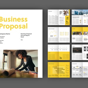 Business Proposal Brochure Layout | Multipurpose Proposal Layout | Project Proposal Layout | Annual Report Layout | InDesign