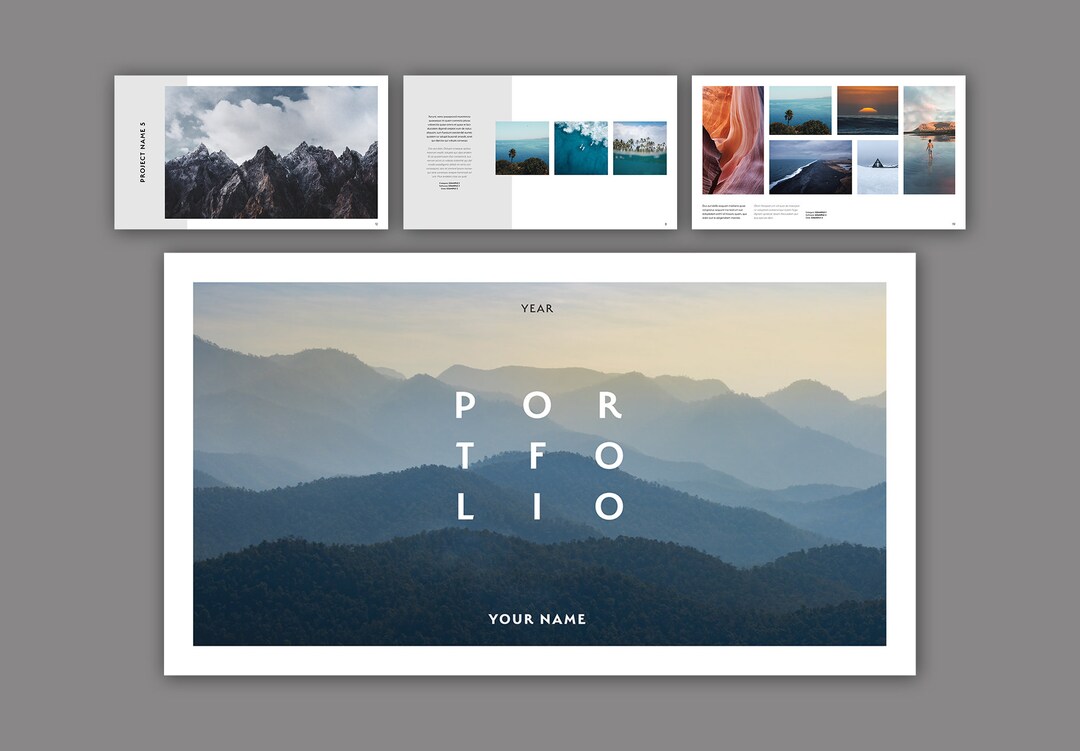 Digital Portfolio Layout - Etsy