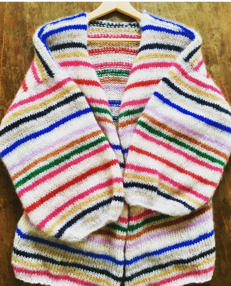 Hand Knitted Garments Made Out of Kid Mohair Silk Etsy