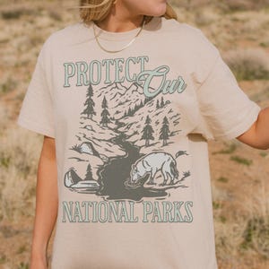 Protect Our National Parks Shirt, Protect Our Parks Tee, Protect Our Parks Comfort Colors® TShirt, Public Lands T-Shirt, Wildlife Lover Gift