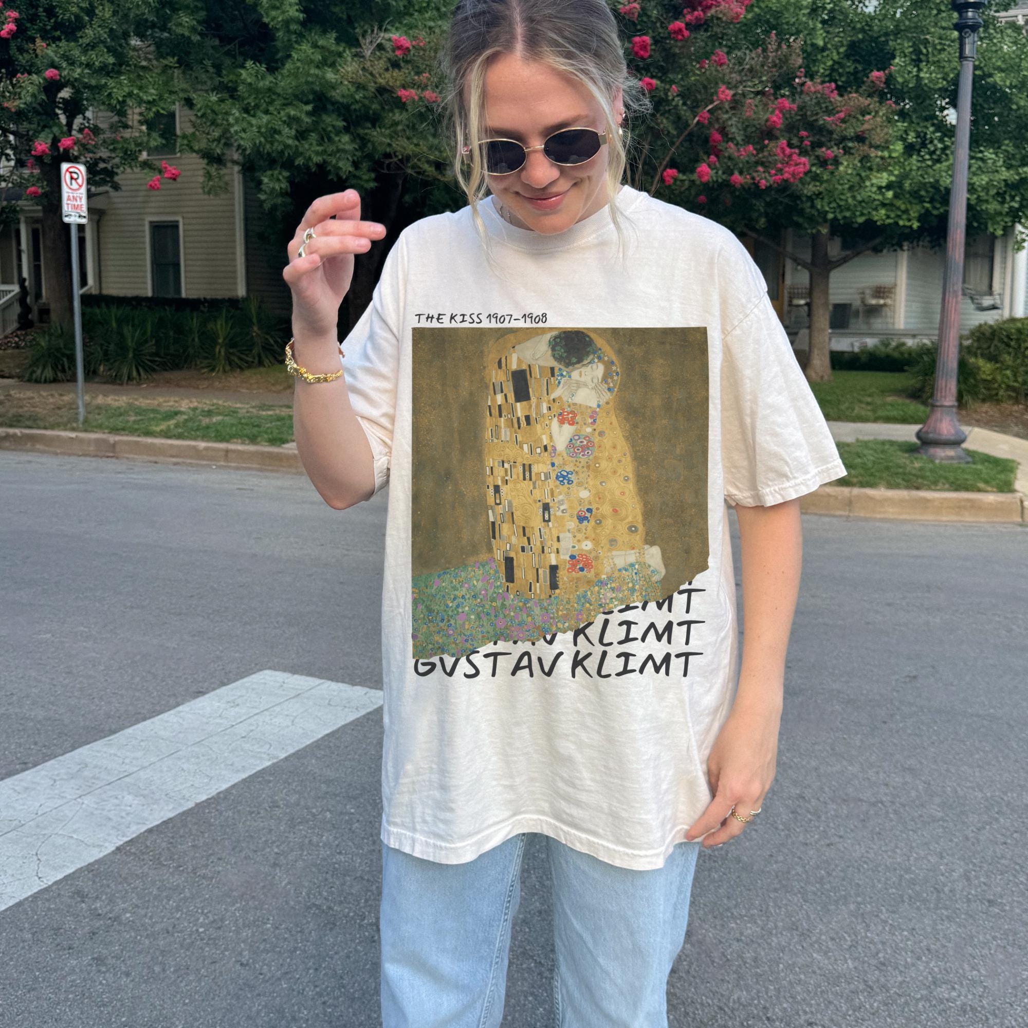 Gustav Klimt Shirt - Etsy Gustav Klimt Shirt - Etsy