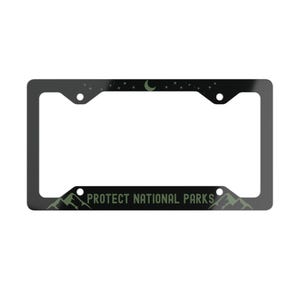 National Park License Plate Frame, Protect Our Parks Vanity Tag Holder, Mountain Car Decor image 4