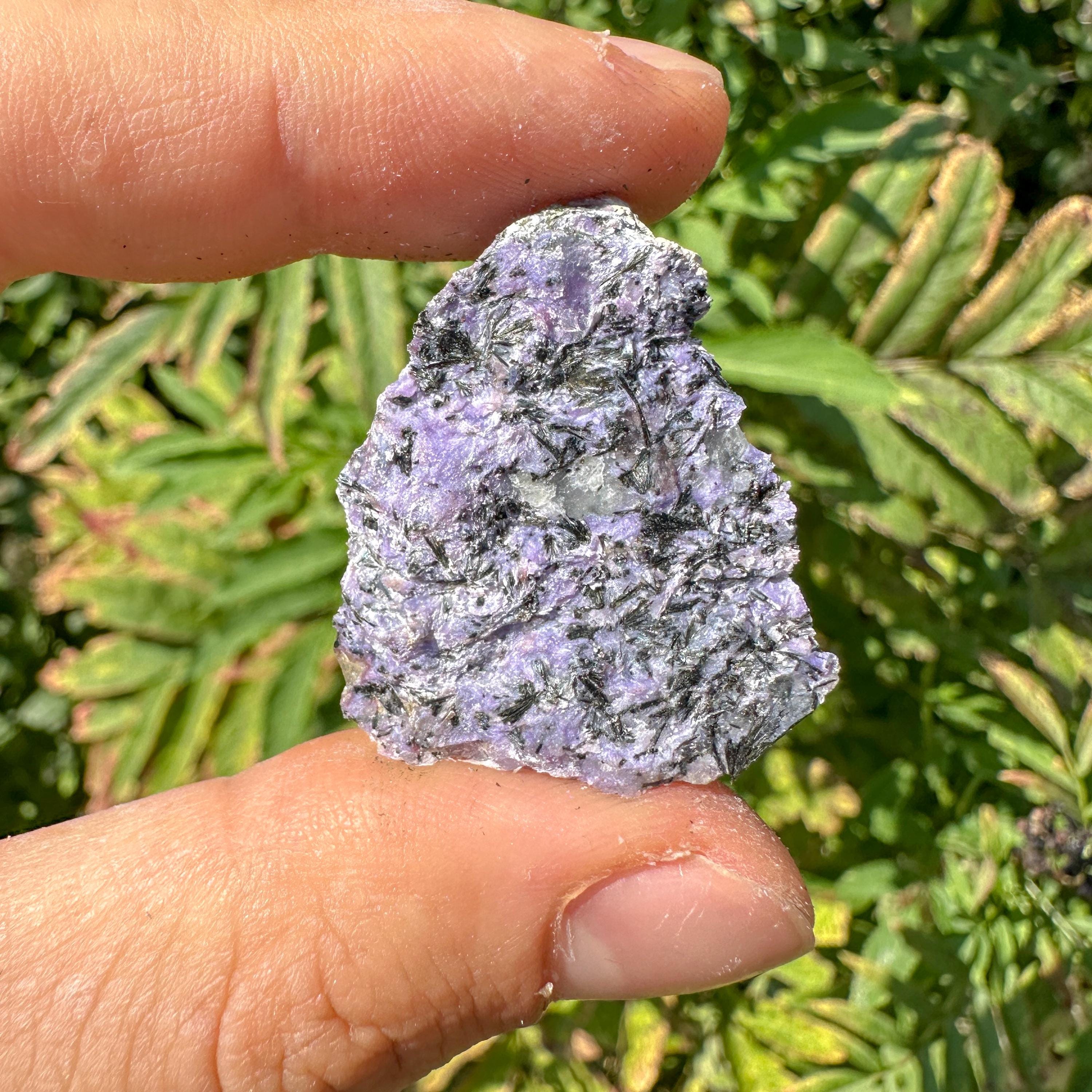 Raw Charoite Stone / Rough Natural Charoite Crystal / High Quality ...