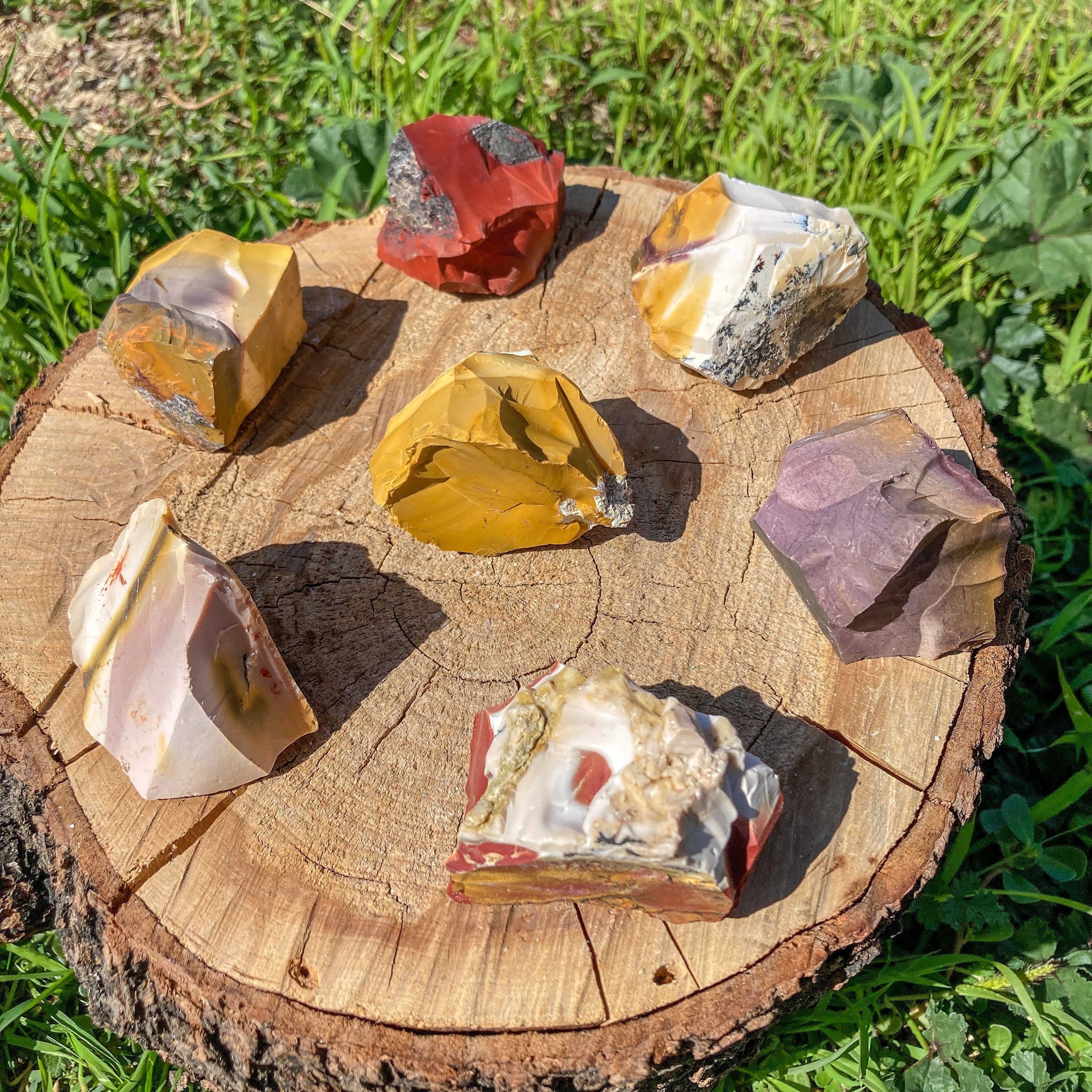 Raw Mookaite Jasper Crystal / Rough Australian Stone / Strength