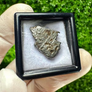 Natural Aletai Iron Meteorite / From the Asteroid Belt Between MARS AND JUPITER! / Authentic Fragment / Collection Box Gift / Raw Specimen