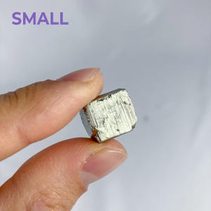 Pyrite Cube / Rough Stone / Raw Crystal / Wealth / Abundance / Money / Protection / Grounding / Cleansing Negative Energy / Longevity