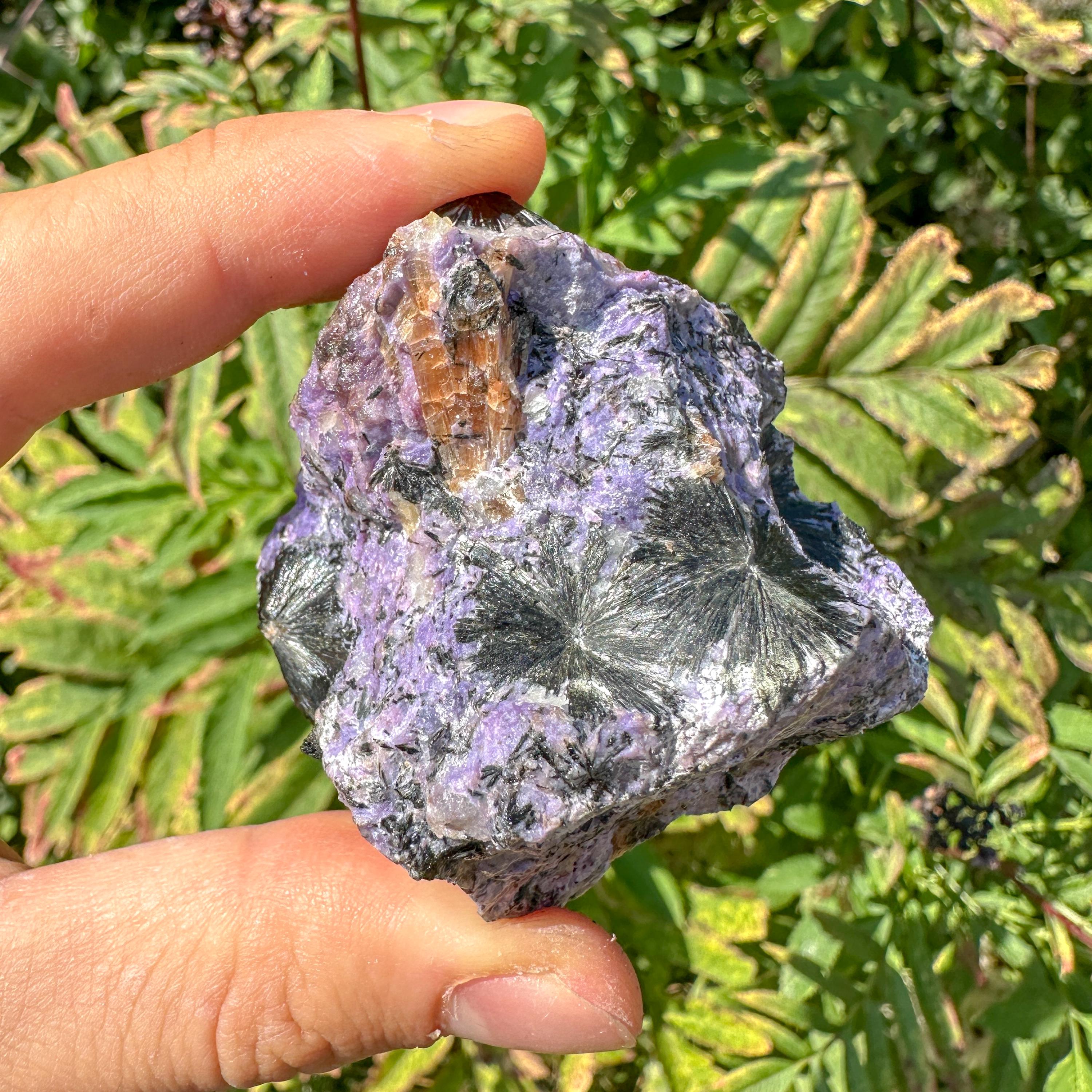 Raw Charoite Stone / Rough Natural Charoite Crystal / High Quality ...
