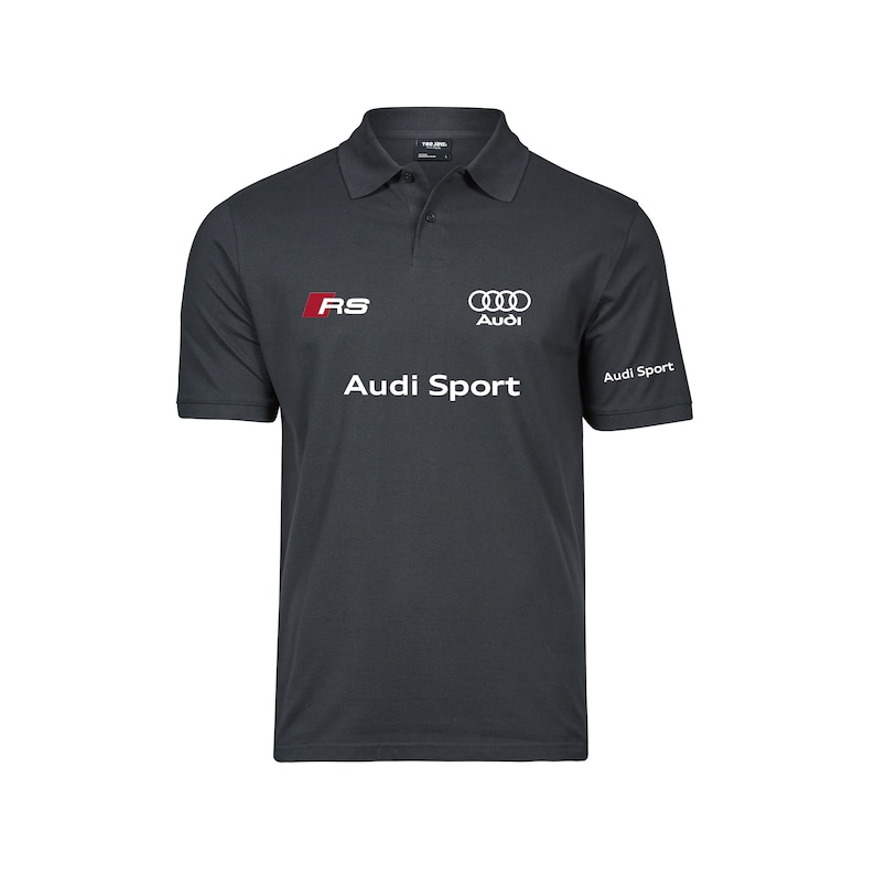 Audi Sport MEN Polo Auto Car Gift Clothes Shirt