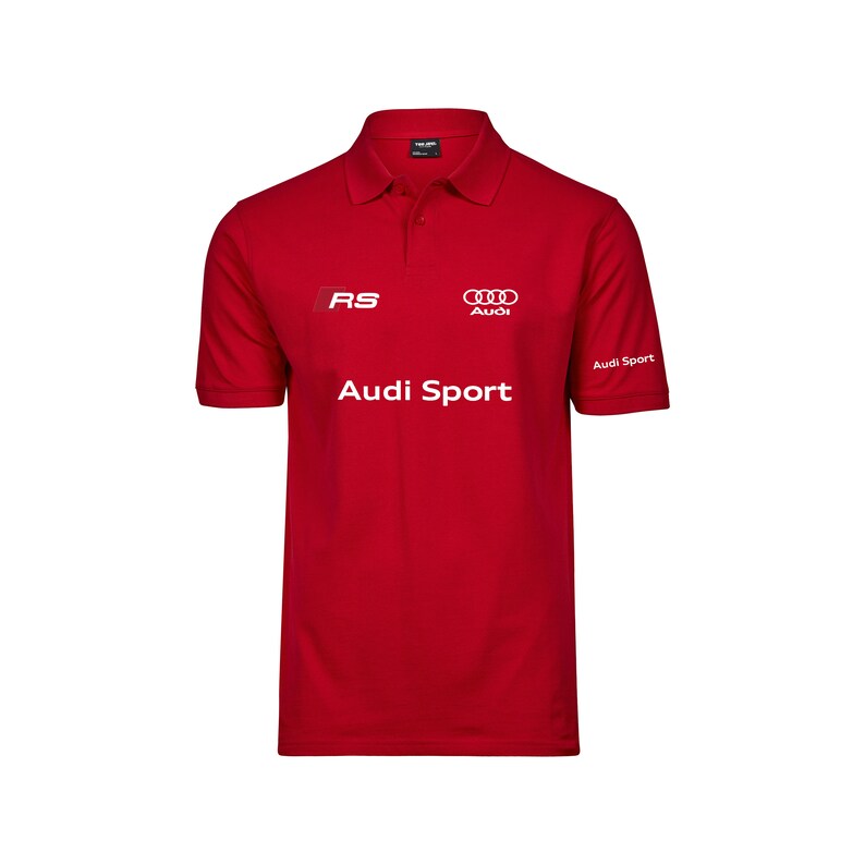 Audi Sport MEN Polo Auto Car Gift Clothes Shirt