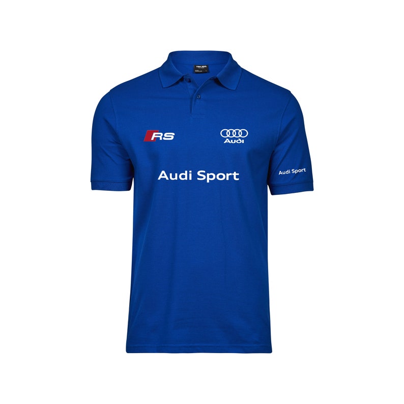 Audi Sport MEN Polo Auto Car Gift Clothes Shirt
