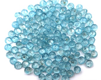 Apatite (Apatite Beads) - 139 perles -  Ø 5.5-6mm - 122.20 Cts