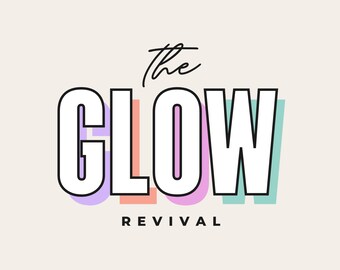 Fun Colorful Canva Logo Template DIY Editable Retro Colorful Logo ...