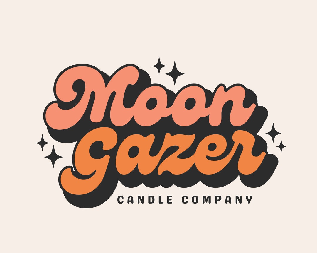 Editable Retro Logo Canva Template DIY Boho Logo Design - Etsy Portugal