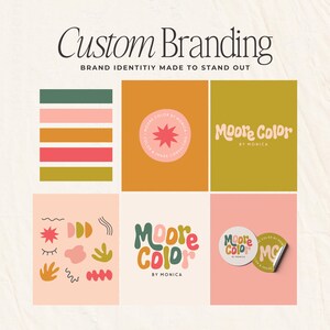 Custom Brand Identity Design • Bold Colorful Logo, Color Palette, Typography for Entrepreneurs and Creatives