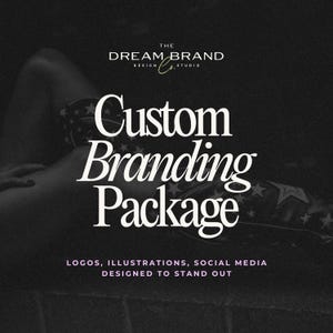 Kit de marca retro personalizado • Plantilla editable de logotipo personalizado audaz • Paquete de marca • Plantilla Canva colorida y brillante bohemia • Marca de Instagram