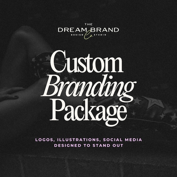 Custom Branding Kit • Bold Custom Logo • Luxury Brand Package • Boho Colorful Bright Branding for Small Business • Instagram Branding