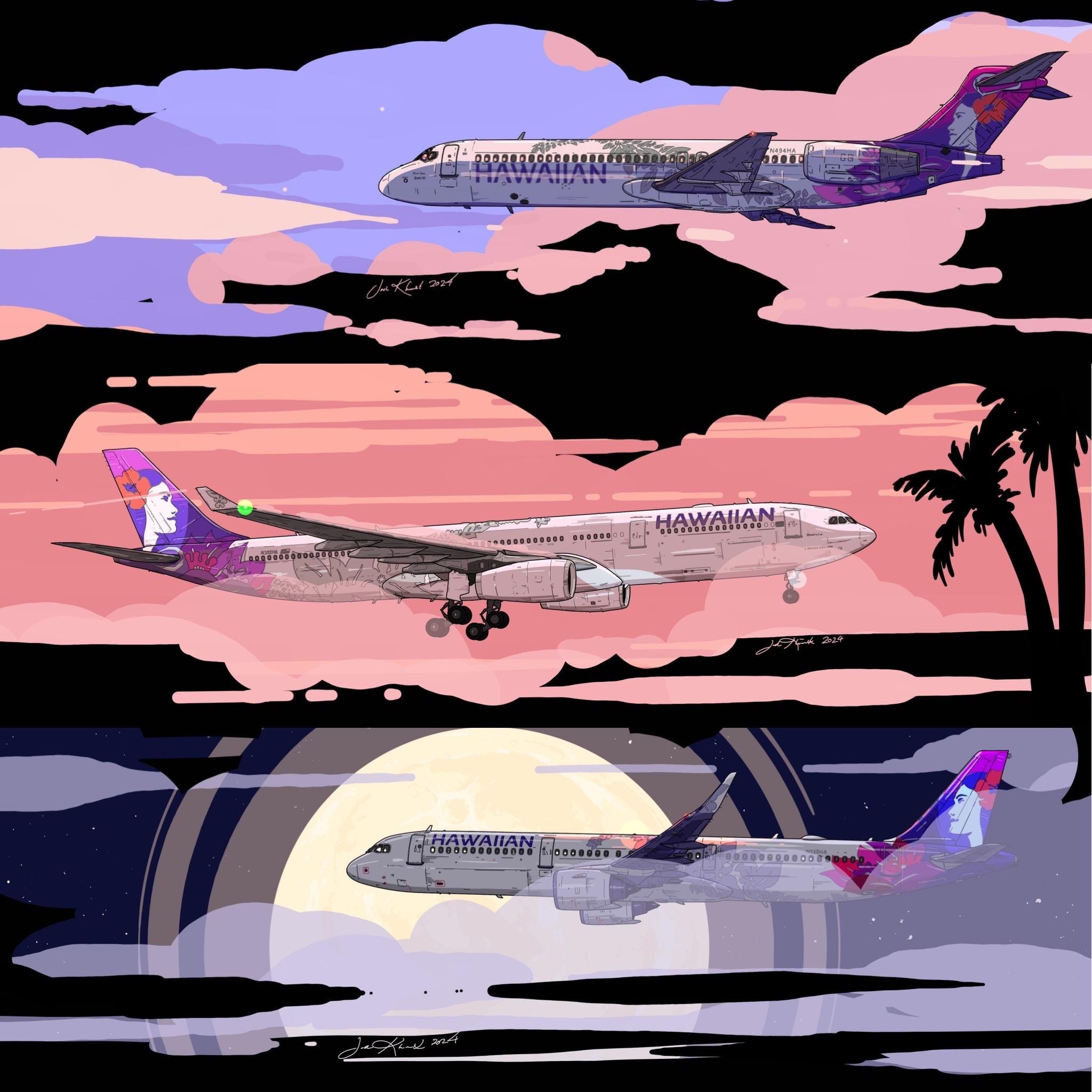 Hawaiian airlines - Etsy 日本