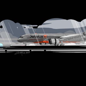 JetStar Dreamliner Landing 787-8