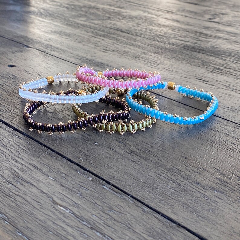 Beaded Bracelet, Handmade Bead Bracelet, Seed Bead Bracelet, Friendship Bracelet, Magnetic Clasp Bracelet, Beaded Jewelry image 1