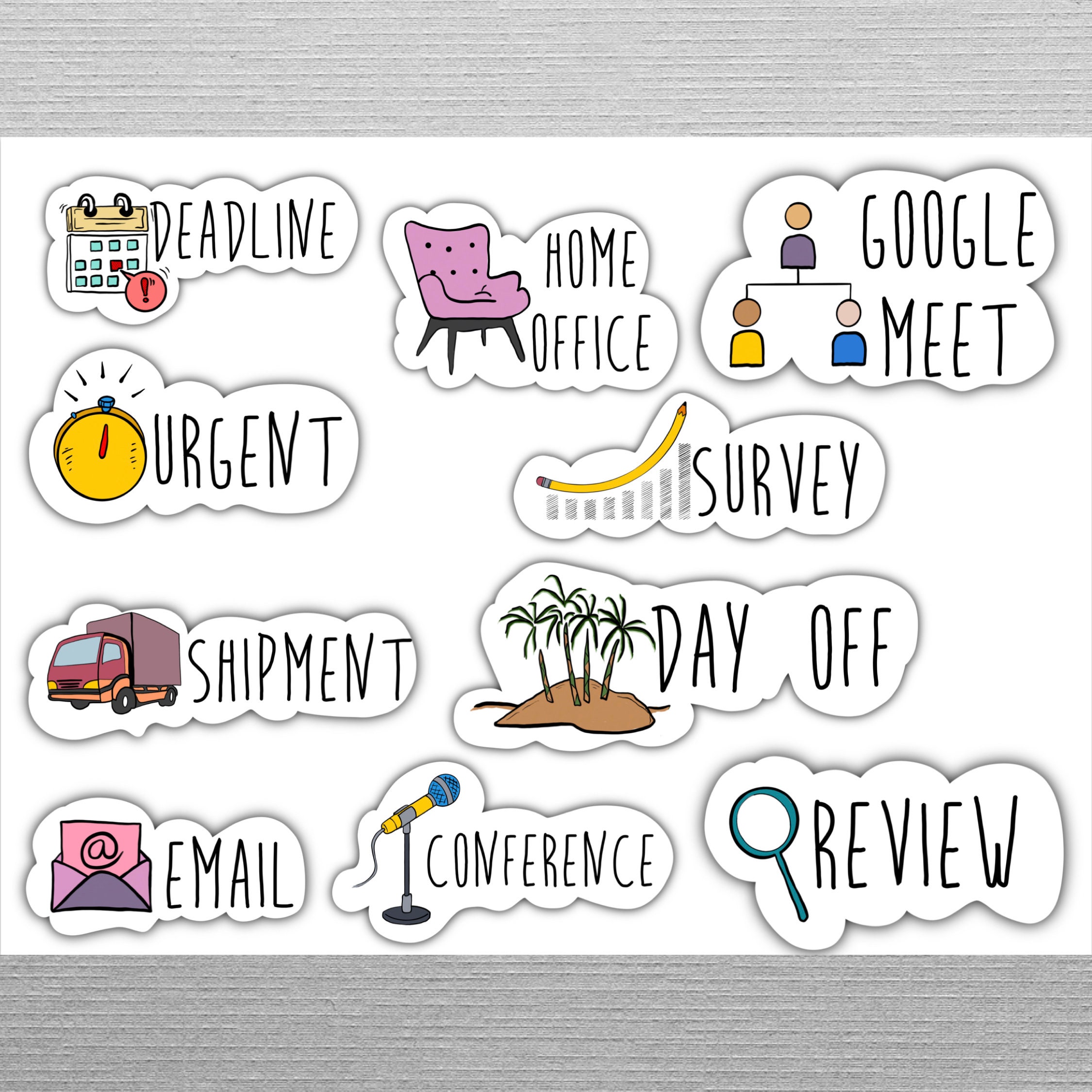 OFFICE Digital STICKERS Set for Digital Planner, Goodnotes Planner ...