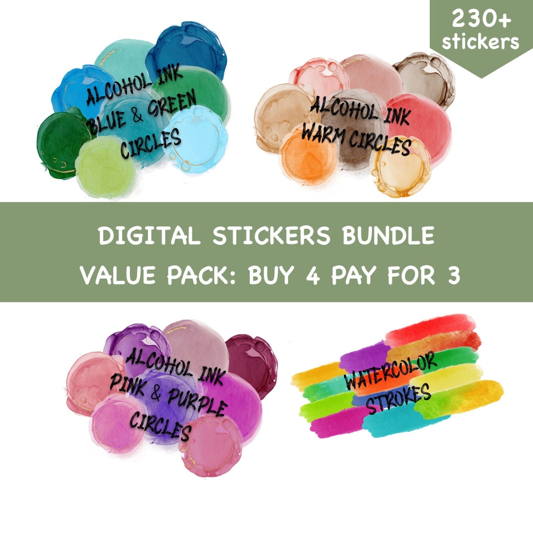 Digital STICKERS BUNDLE for Digital Planner,clip Art, Goodnotes Planner ...