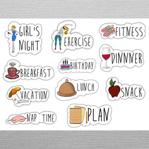 EVERYDAY digital STICKERS Set for digital planner, GoodNotes planner stickers, Pre-cropped digital stickers for GoodNotes, BONUS Stickers l image 3