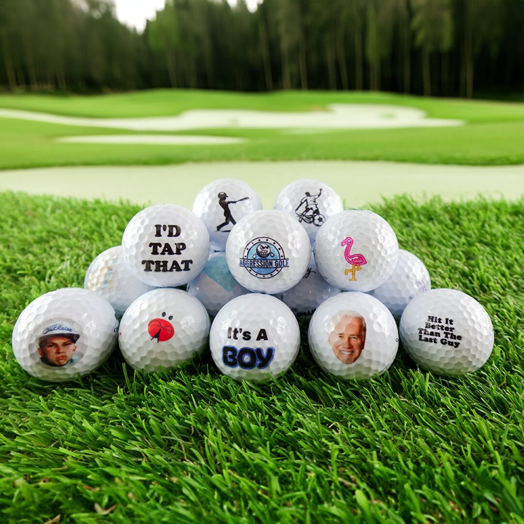 Funny Golf Balls You Can Personalize Golf Balls 12 Ct Best Etsy