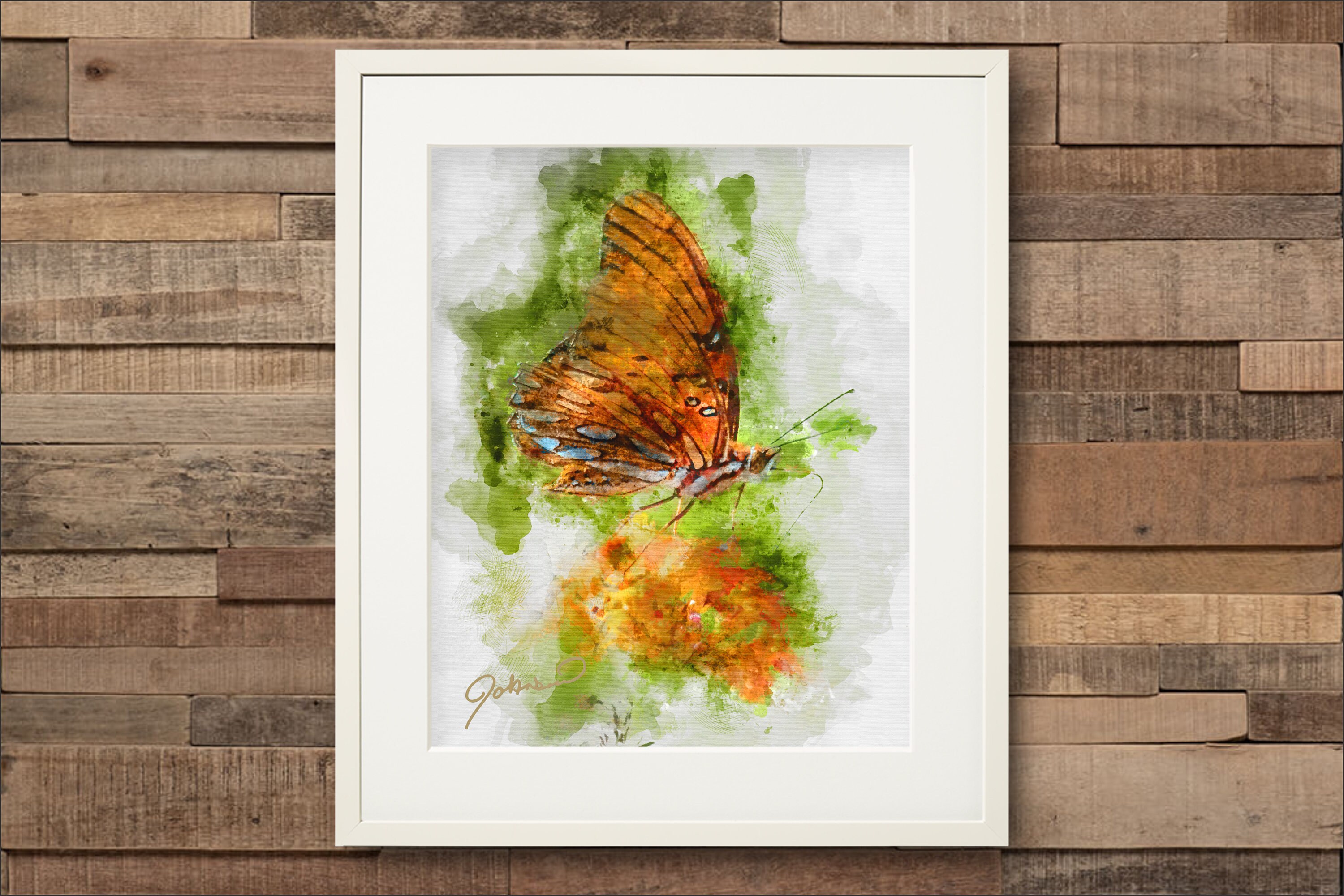 Watercolor Butterfly Fine Art Print - Etsy