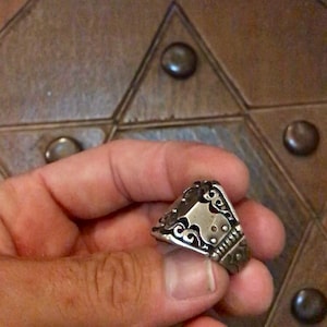 Gothic Box Ring-Solid Silver -Handmade Workshop -Jewelry Design