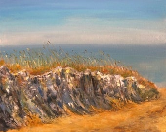 16 x 20 Original Acrylic Painting, St. Augustine Dunes