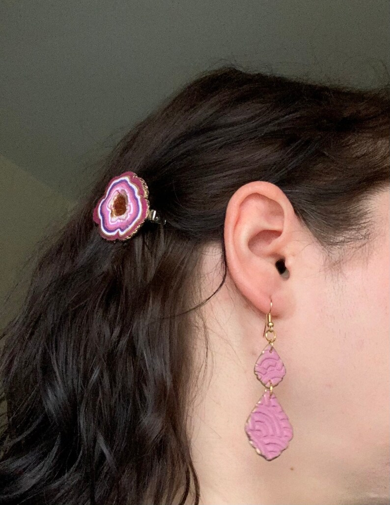 Girlfriend Gift Handmade Earrings for Women Marble Earrings Handmade Earrings Handmade Earrings Dangle Polymer Clay Earrings Wife Gift