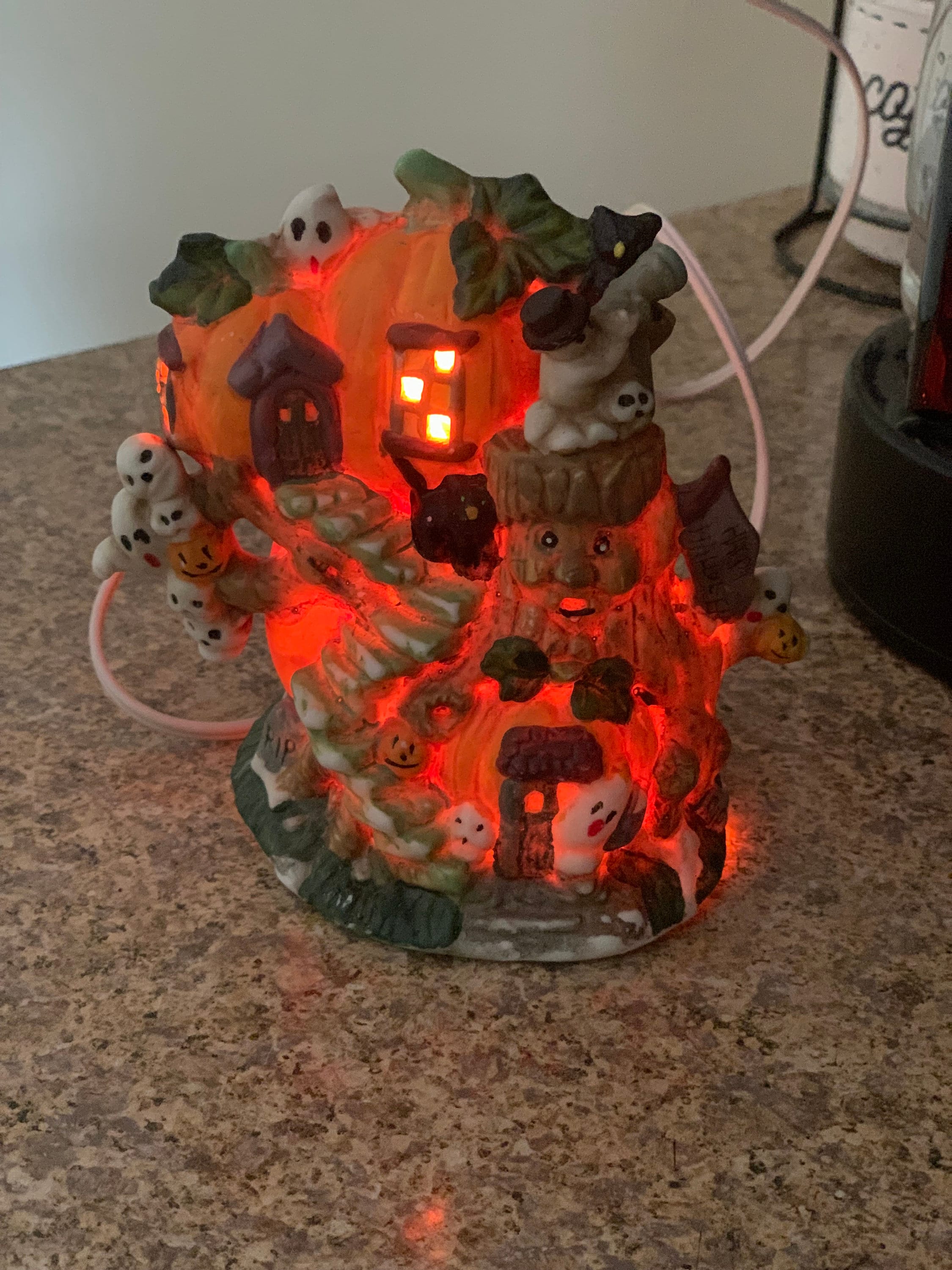 Vintage Halloween House Light halloween Pumpkin House Spooky Etsy