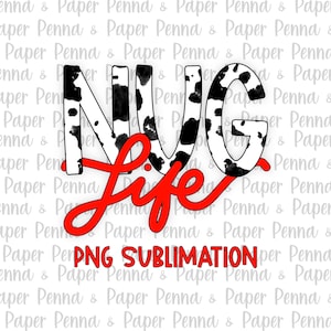 Chicken Nug Life Cow Sublimation PNG Instant Download