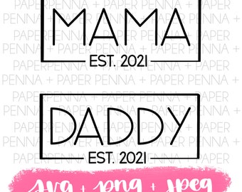 Download Mama Est Svg Etsy