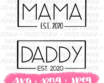 Download Mama Est 2020 Svg Etsy