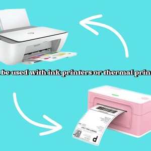 24 Retro Thermal Sticker Templates Shop Small Pick Up Order Groovy Hearts PNG Zip File Digital Download image 3
