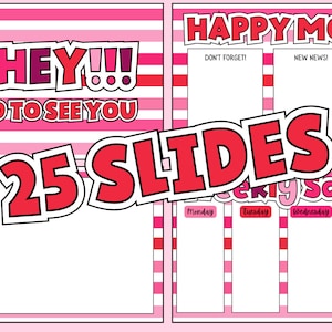 Valentines Day PowerPoint Google Slides Template for Teachers and Presentations 2024